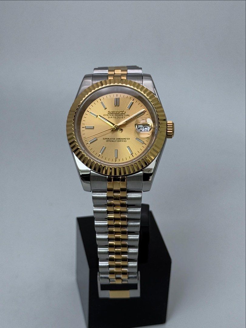 Seiko Datejust Gold Dial Two-Tone 36/39