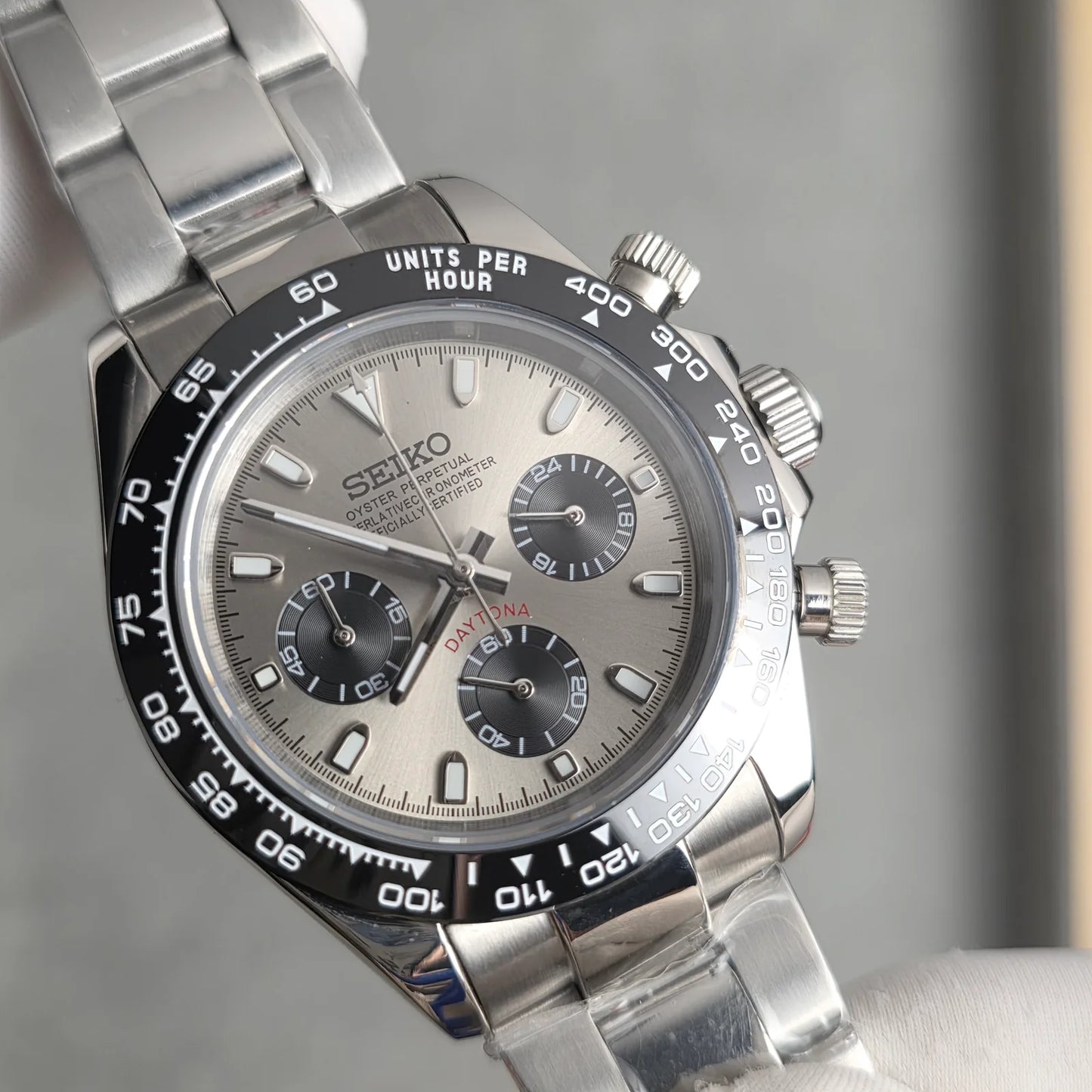 Seiko Daytona Mod ‘Ghost’ 40mm
