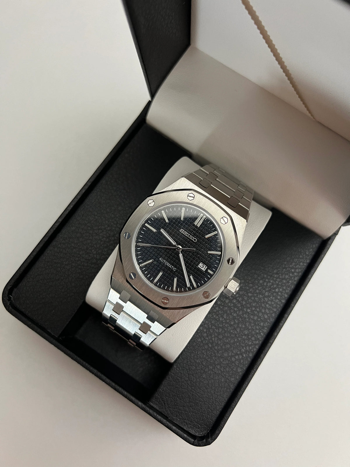 Seiko Royal Oak Mod ‘Black Dial’ 41