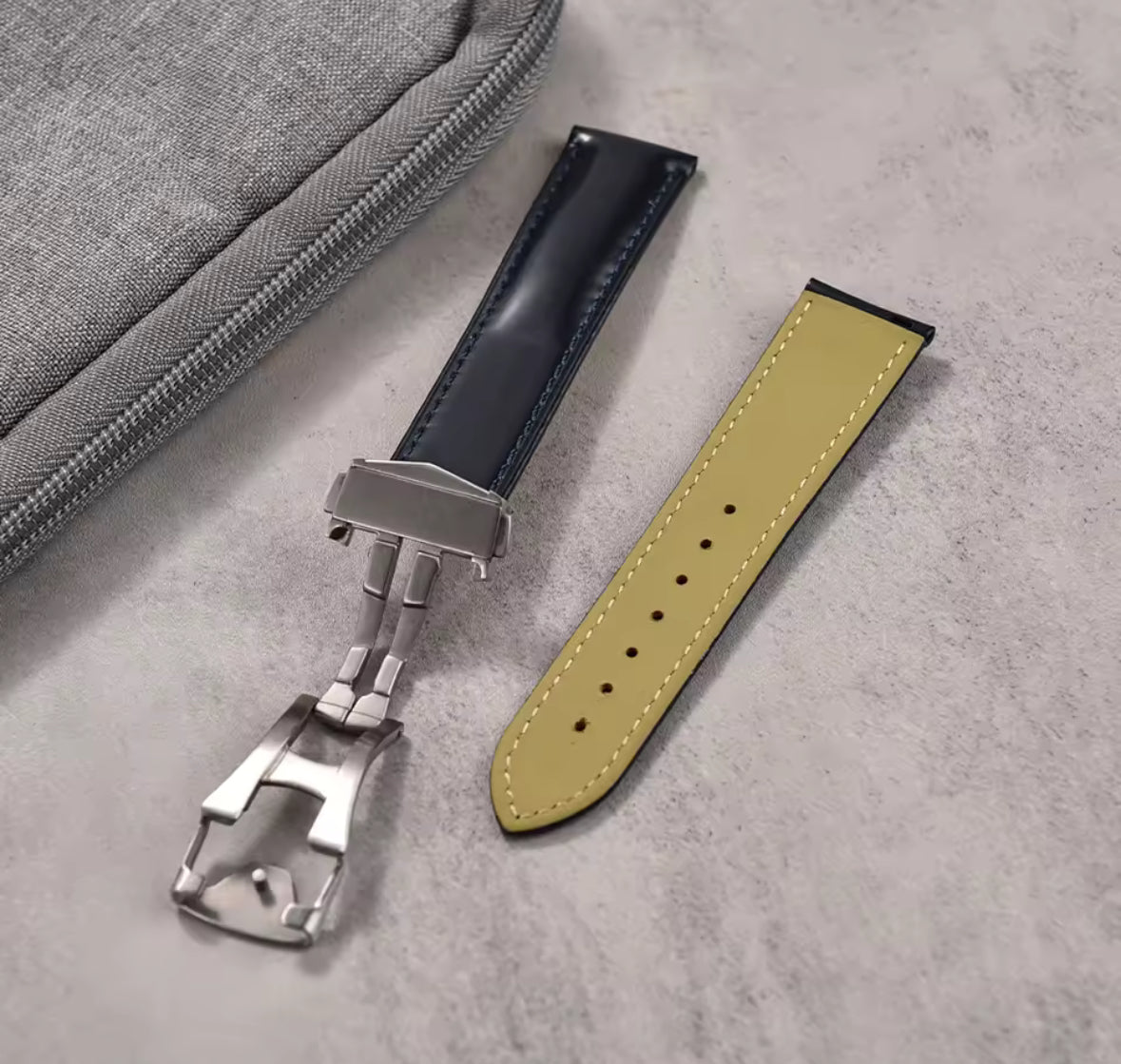 Smooth Genuine Leather Strap (19mm/20mm/21mm/22mm)