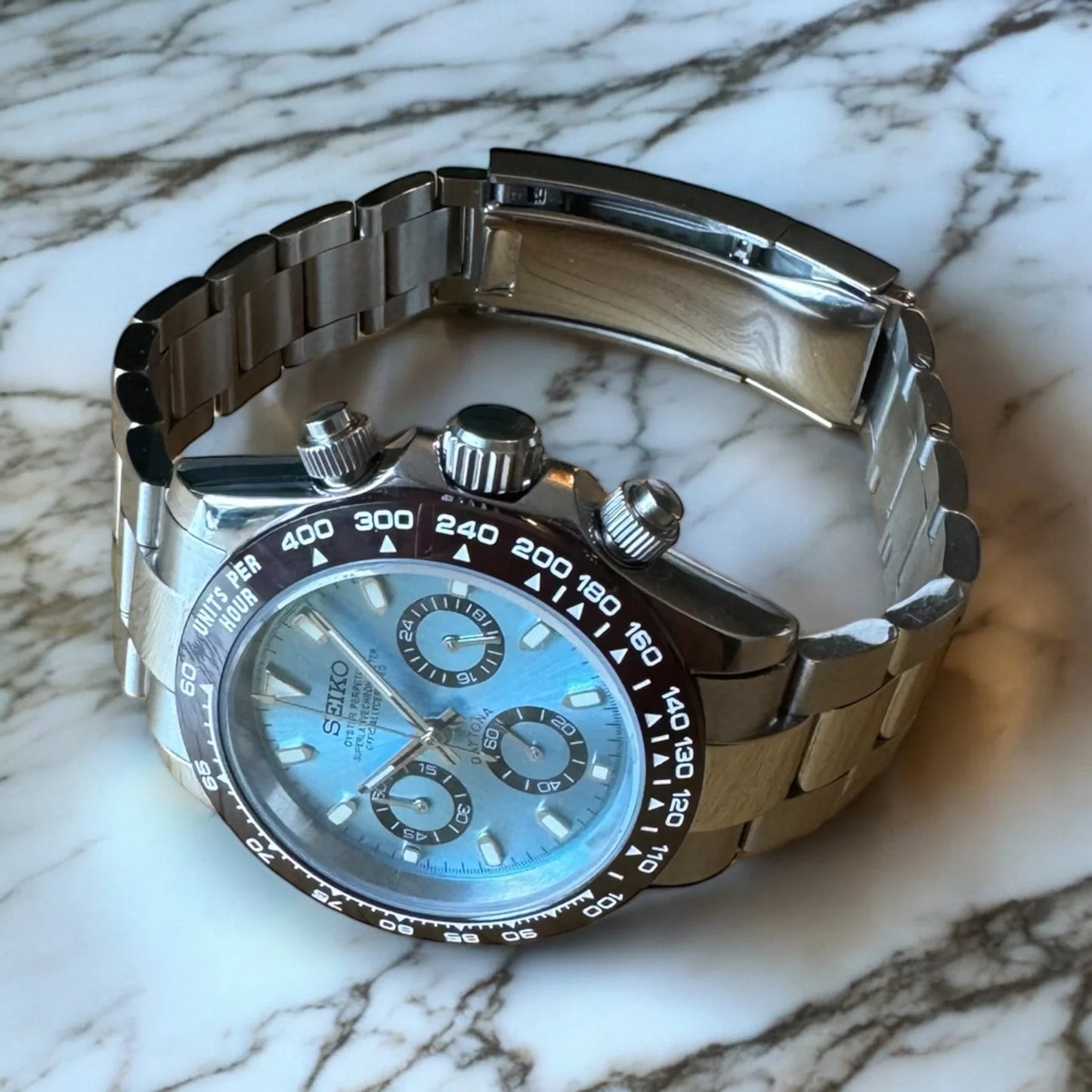 Seiko Daytona Mod ‘Steel Platona’ 40