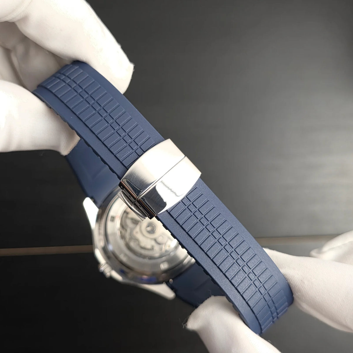 Seiko Aquanaut Mod ‘Steel Blue Dial’ Rubber Strap 40