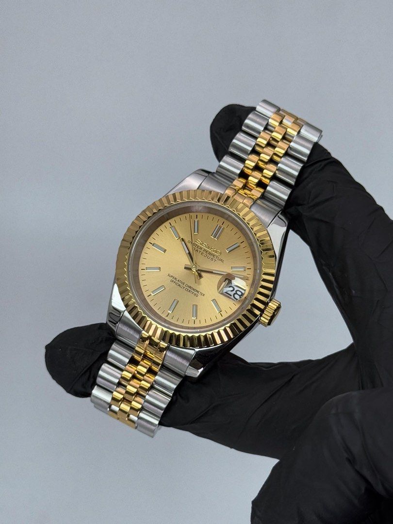 Seiko Datejust Gold Dial Two-Tone 36/39