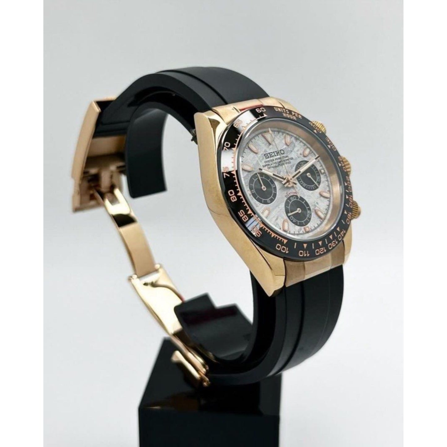 Seiko Daytona ‘Rose Gold Meteorite Dial’ Mod 40