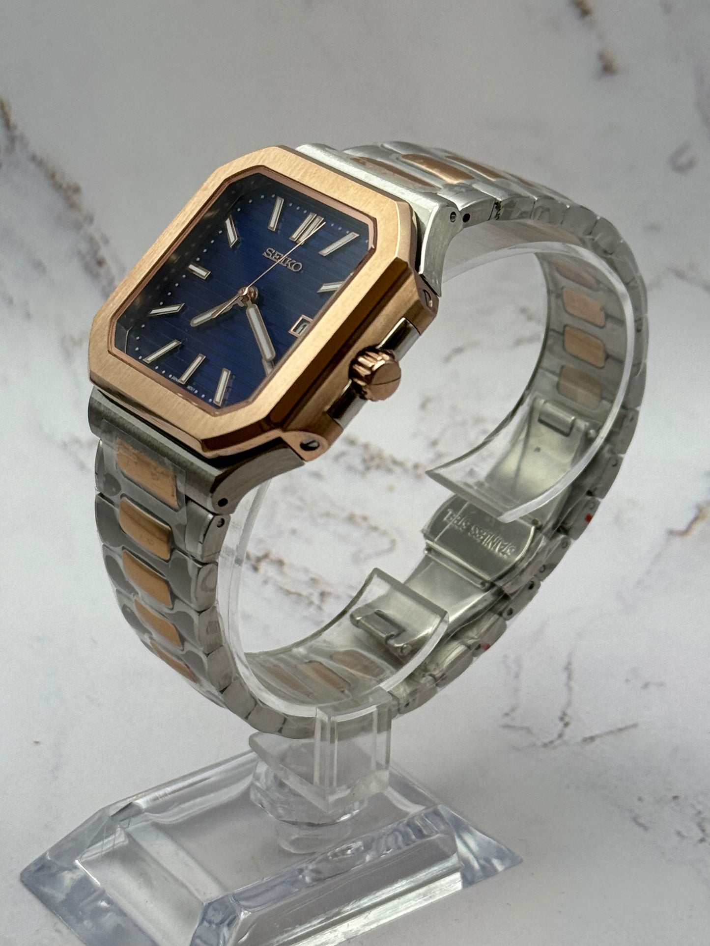 Seikonaut Cubitus Mod Two-Tone Blue dial 42mm