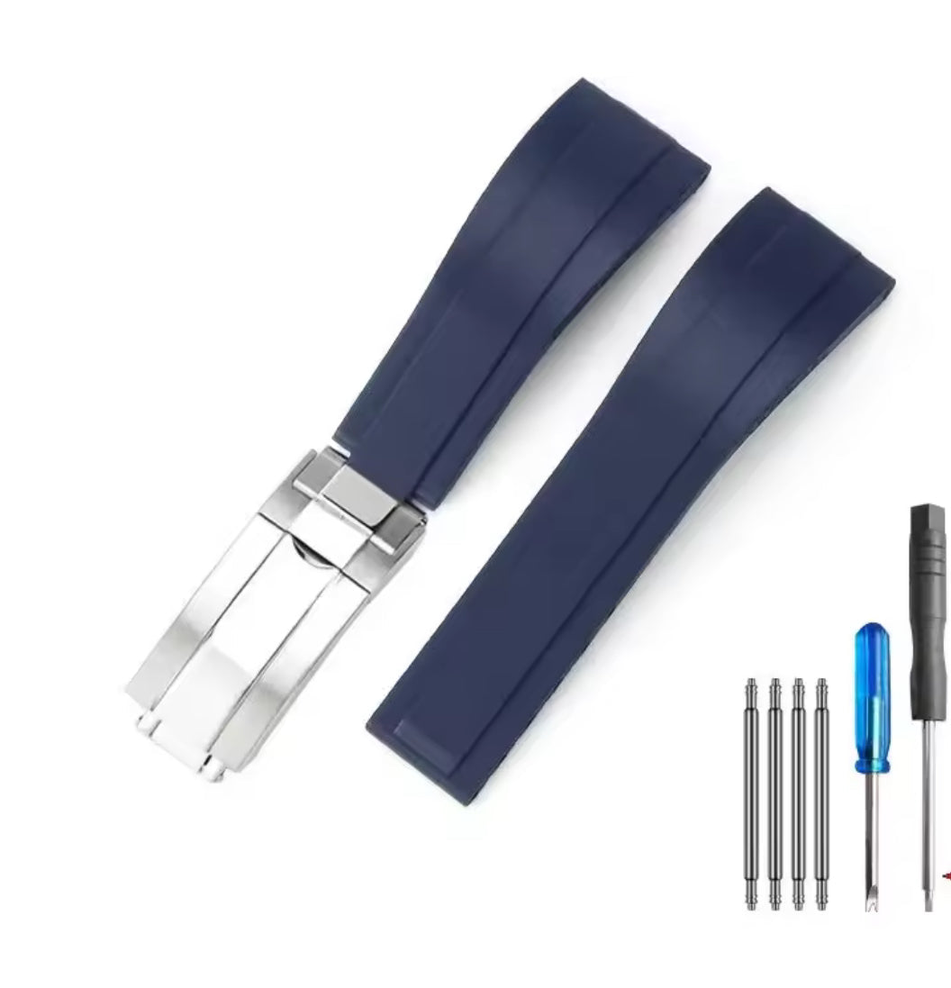 Oyster-flex Style Rubber Strap 20mm