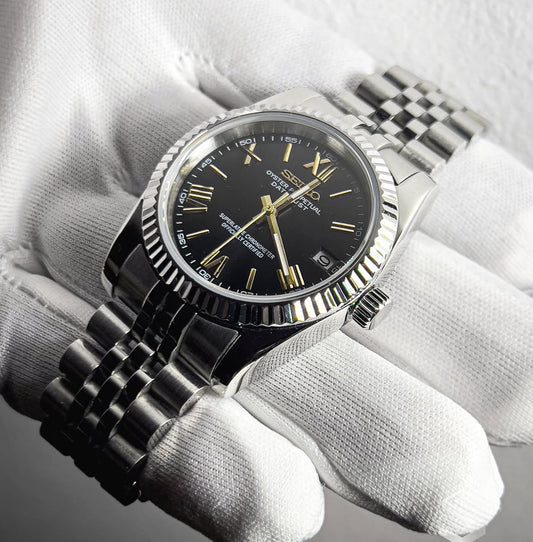 Seiko Datejust Black/Gold Dial