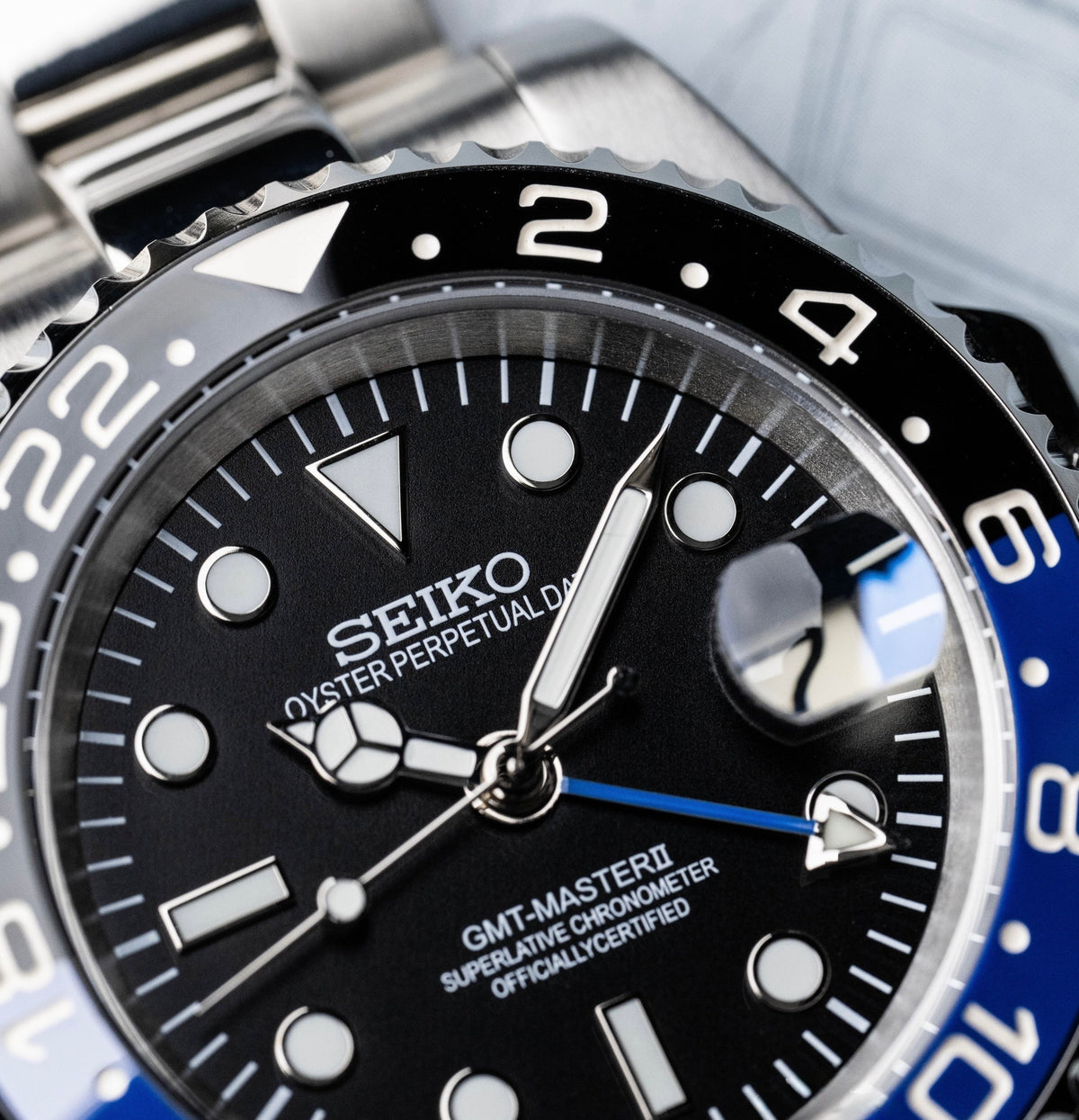 Seiko GMT-Master II Mod ‘Batman’ 40