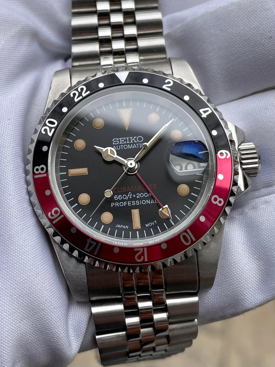 Seiko Scubamaster GMT Mod ‘Coke Bezel’ 40