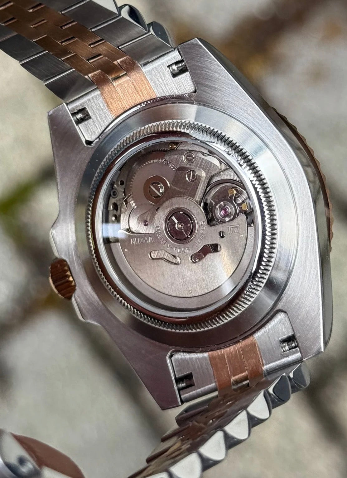 Seiko GMT-Master II Mod Rose Gold Two- Tone ‘Coke’ 40