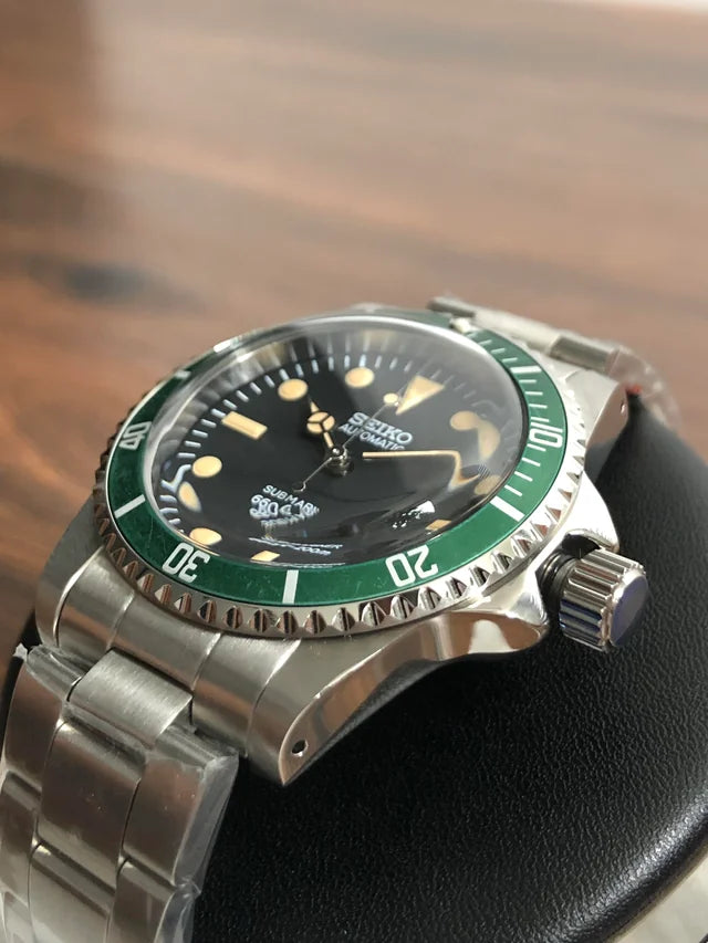 Seiko Vintage Submariner Mod ‘Kermit’ 40