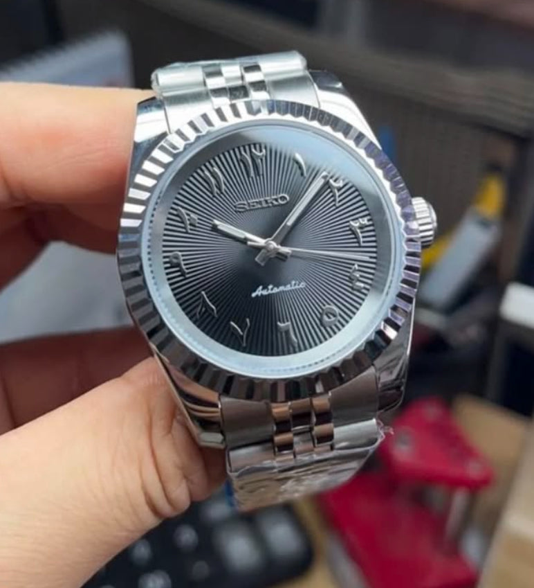 Custom 2 watch order- Seiko datejust/ no date arabic dial