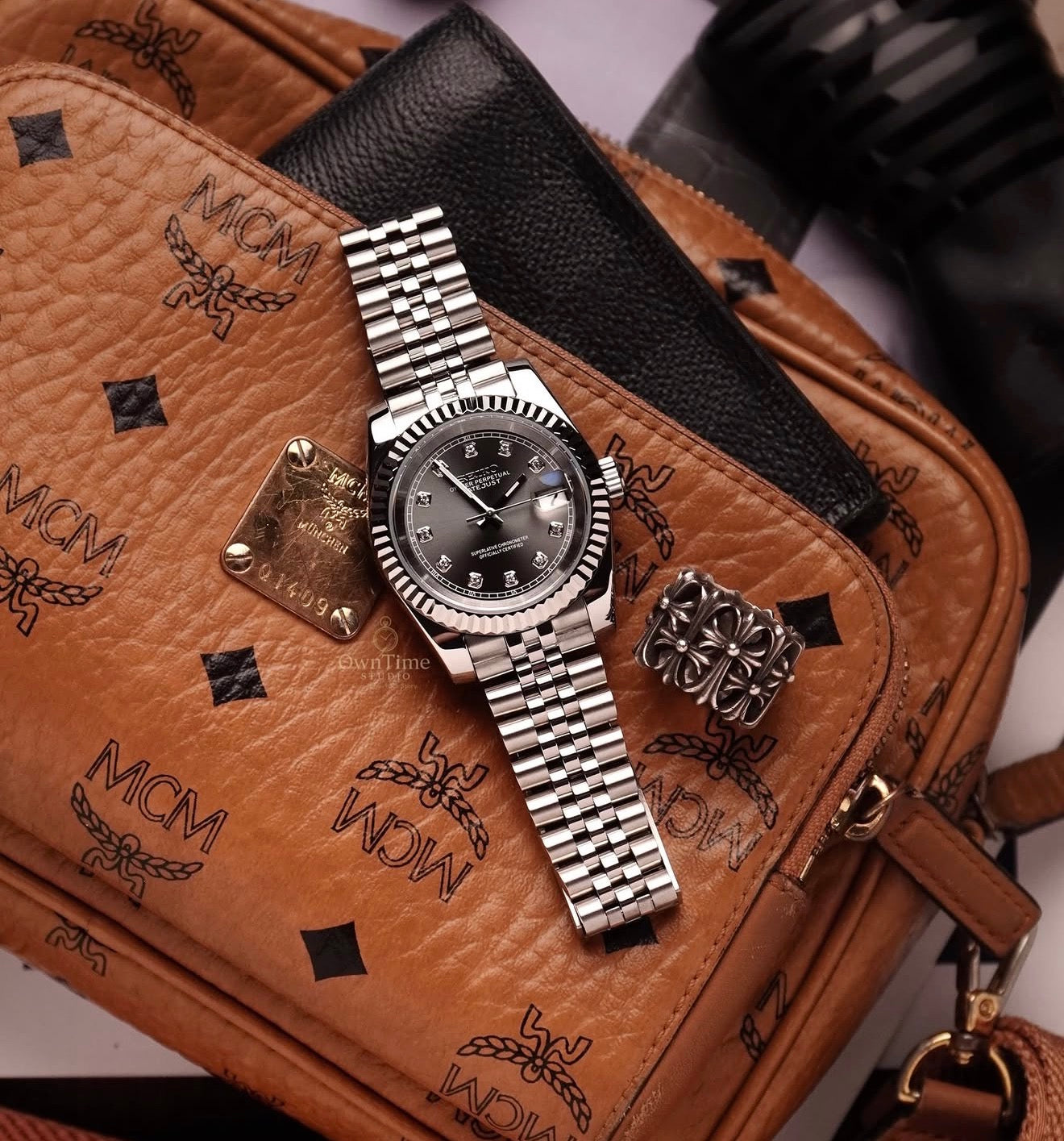 Seiko Datejust Mod ‘Grey Diamond Dial’ 36/39