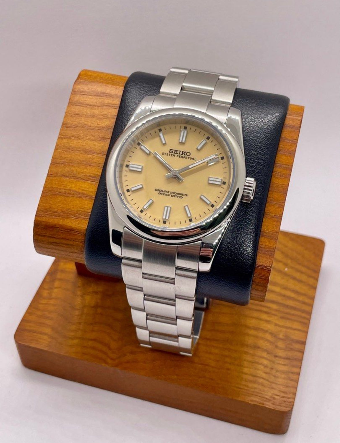 Seiko Oyster Perpetual Mod ‘Yellow Dial’ 36/39