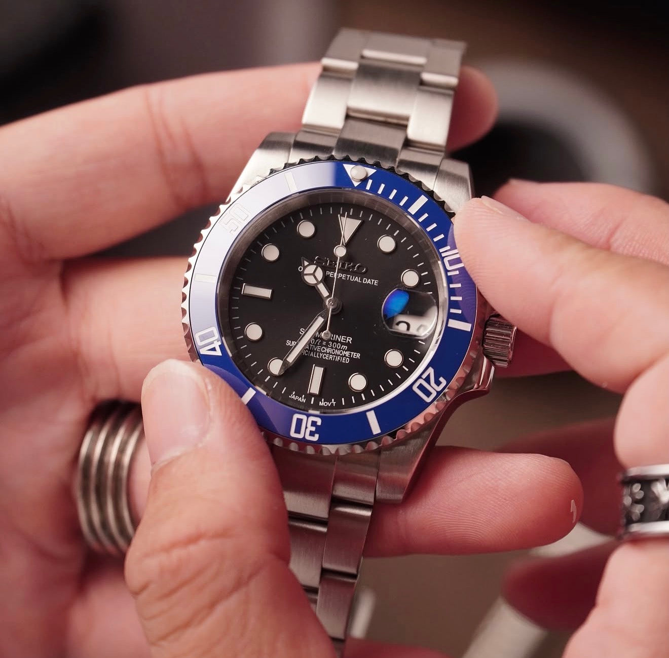 Seiko Submariner Mod ‘Cookie Monster’ 40