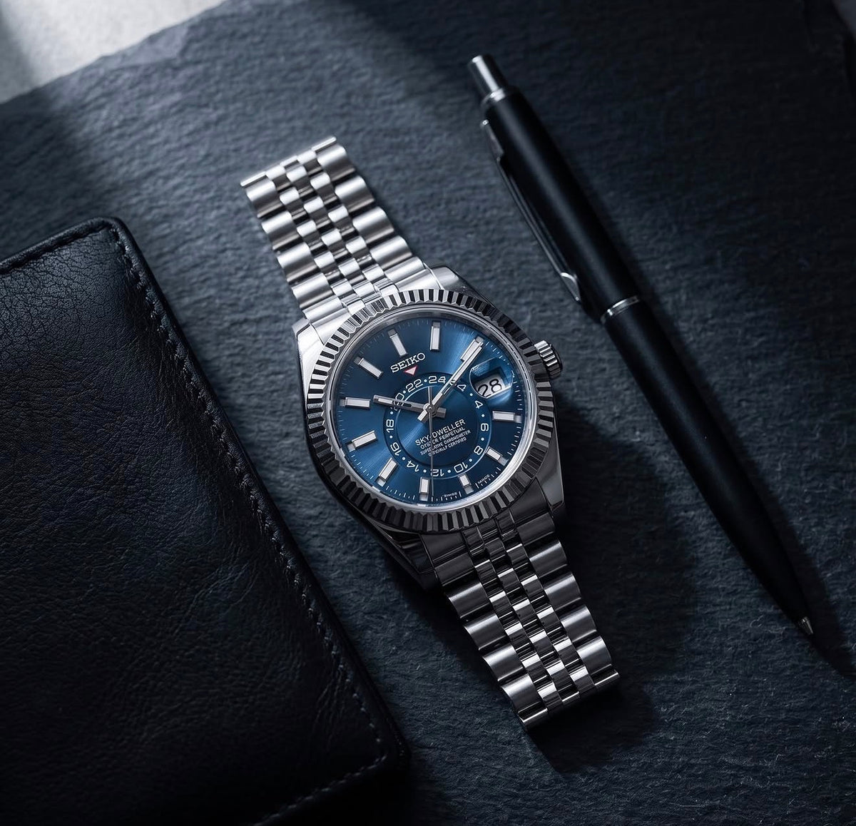 Seiko Sky- Dweller Mod ‘Azure Dial’ 40mm