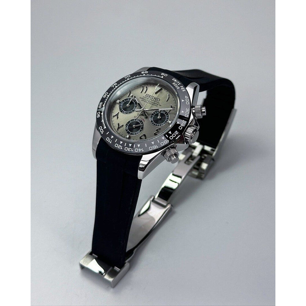 Seiko Daytona ‘Ghost Arabic Dial Rubber Strap’ 40