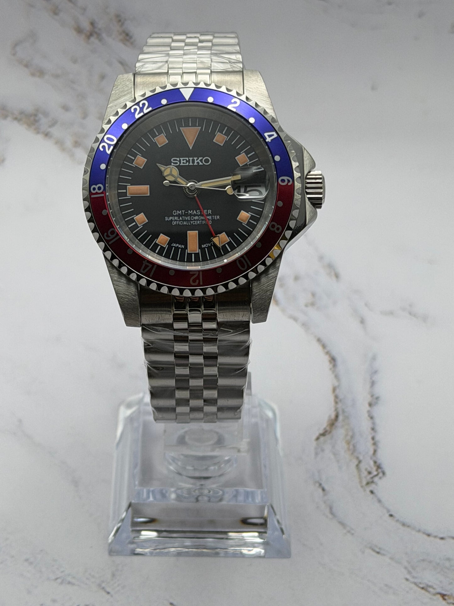Seiko Vintage GMT- Master Mod ‘Pepsi’ 40