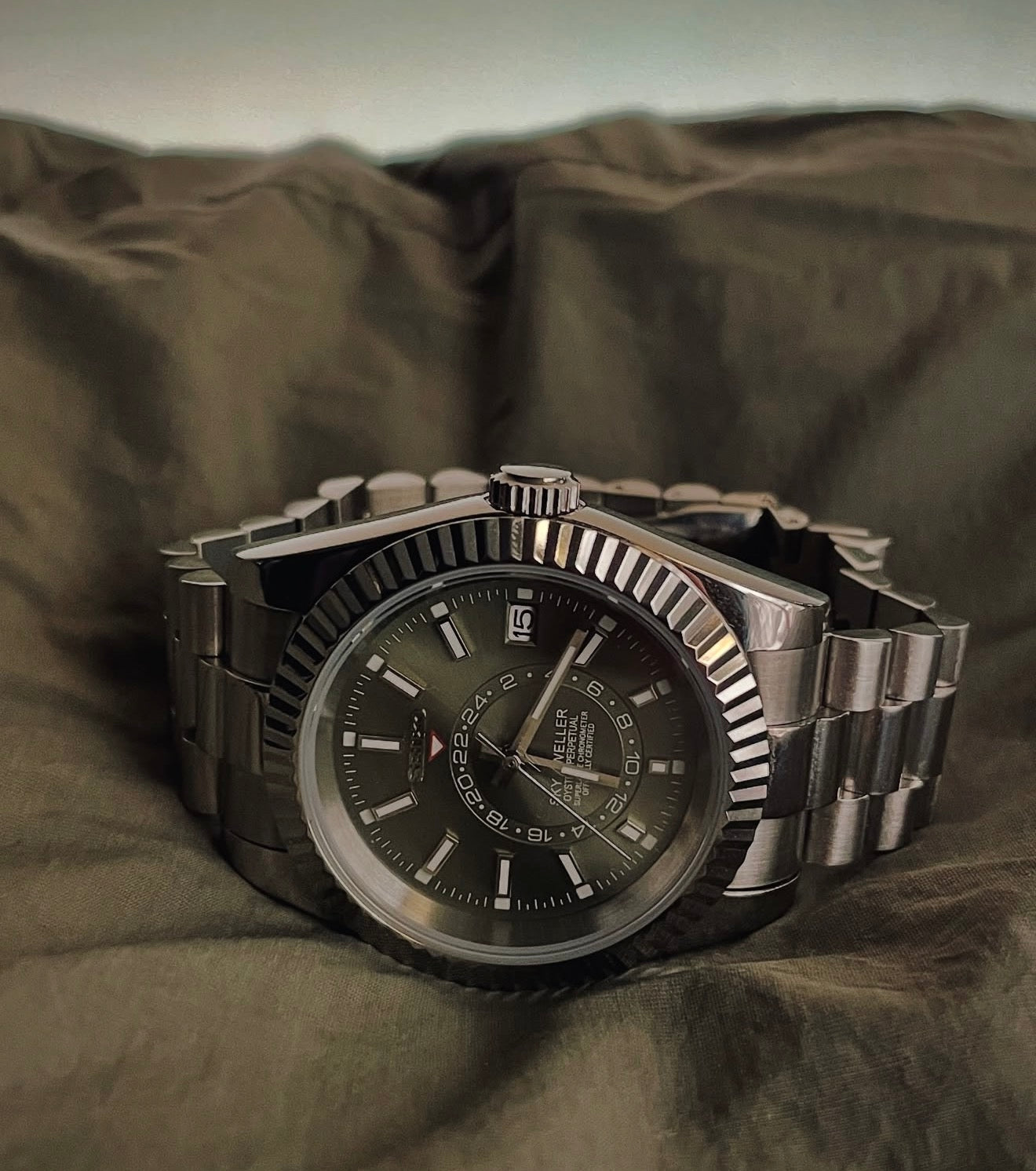 Seiko Sky-Dweller Mod ‘Green Moss Dial’ 40