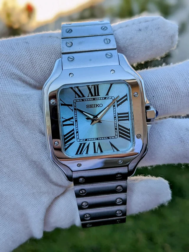 Seiko Santos Mod ‘Ice Blue Dial’ 39