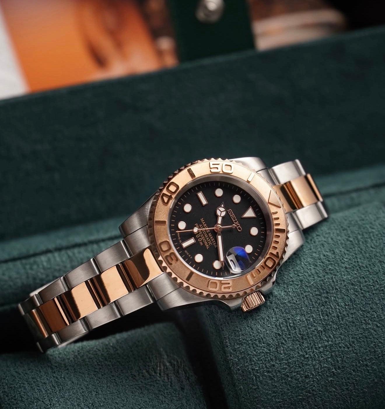 Seiko Marine Master Mod ‘Rose Gold Two-Tone’ 40