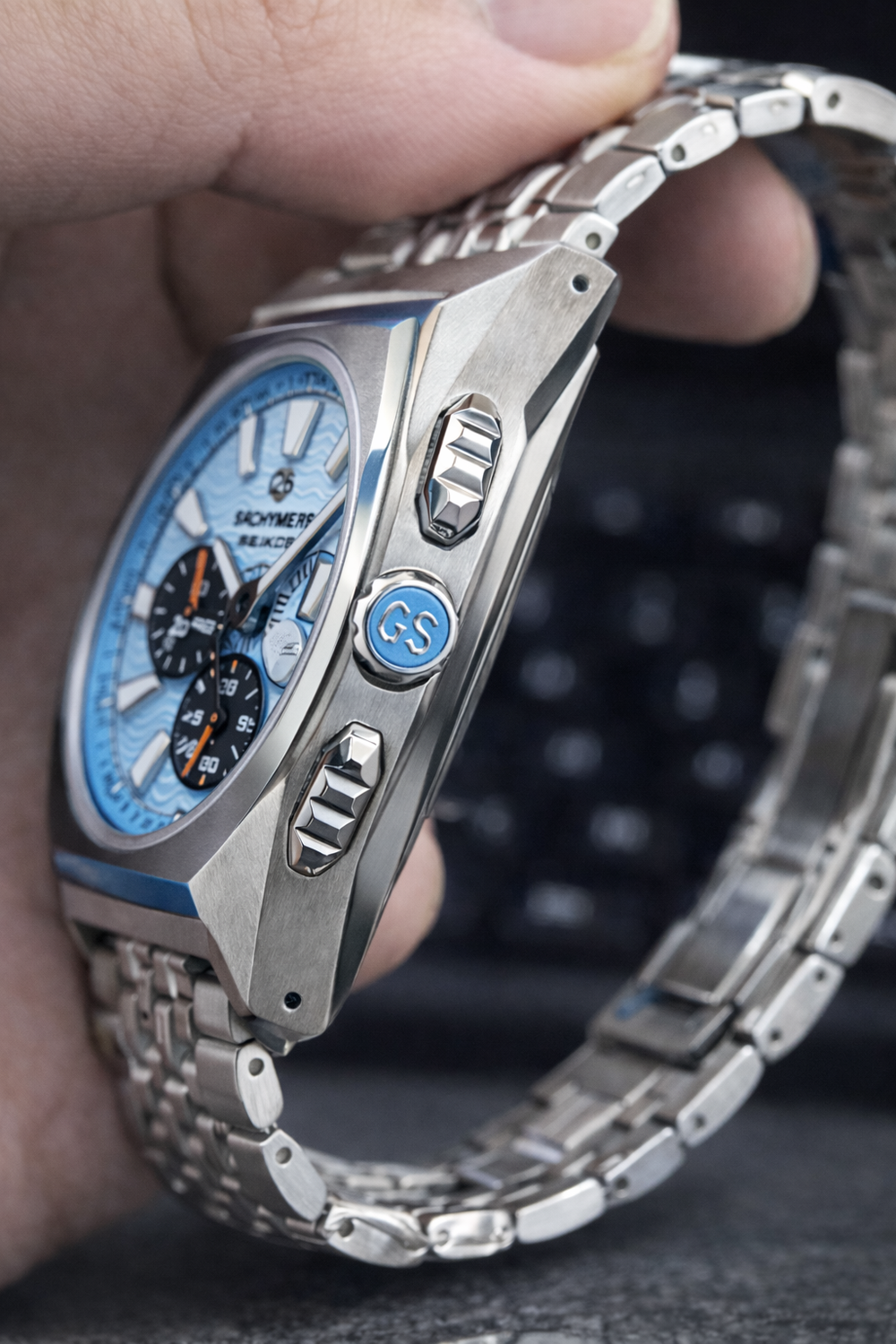 GS Sports Mod ‘Tokyo Lion Tentagraph’ Blue Dial 42