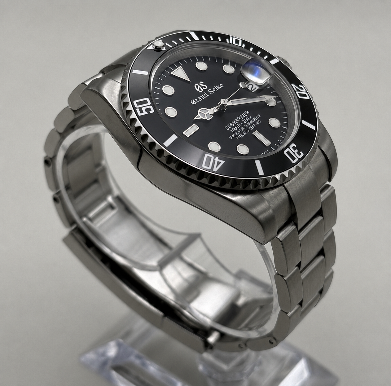 GS Mod Submariner ‘Steel Black Dial’ 40