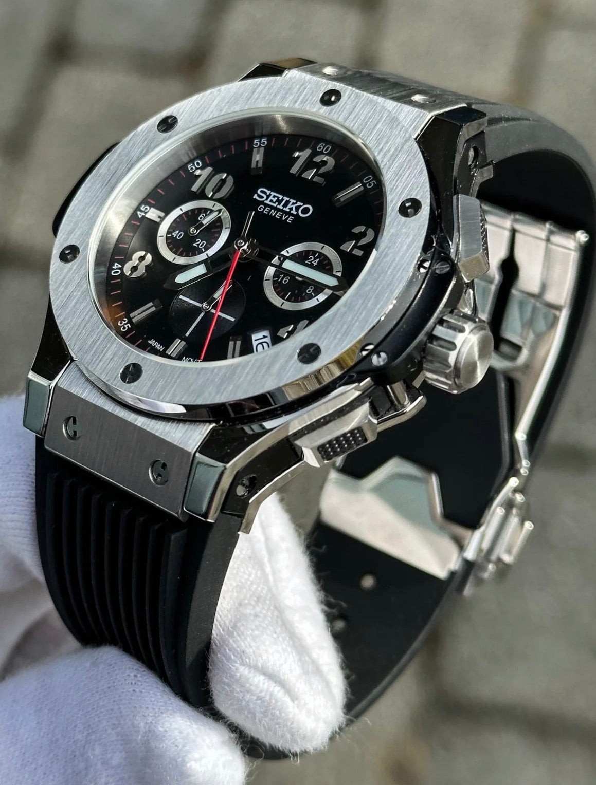 Seiko Mod ‘Big Bang Chonograph’ Steel 42