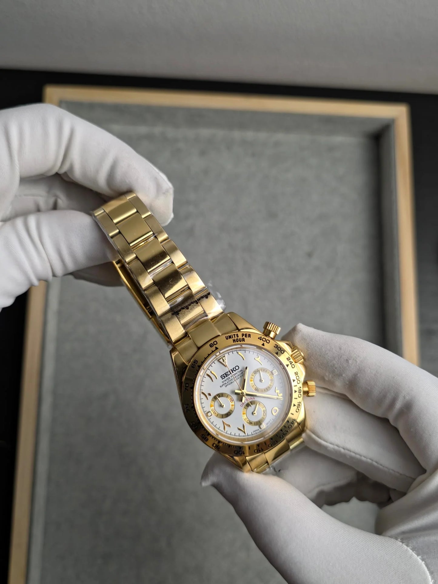 Seiko Daytona Gold ‘Arabic White Dial’ 40
