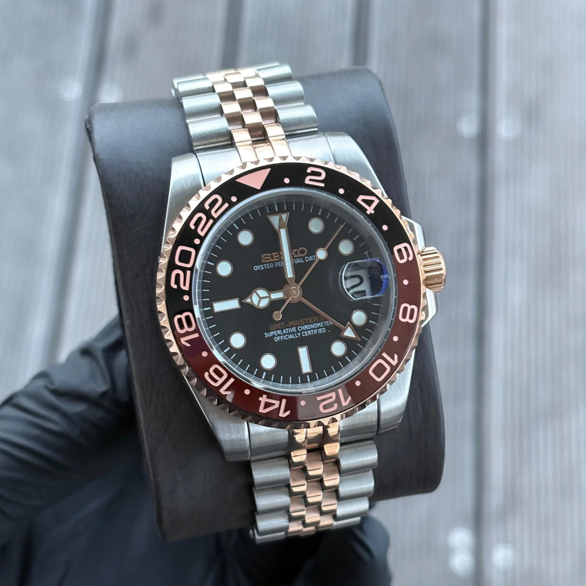 Seiko GMT-Master II Mod ‘Rootbeer Jubilee’ 40