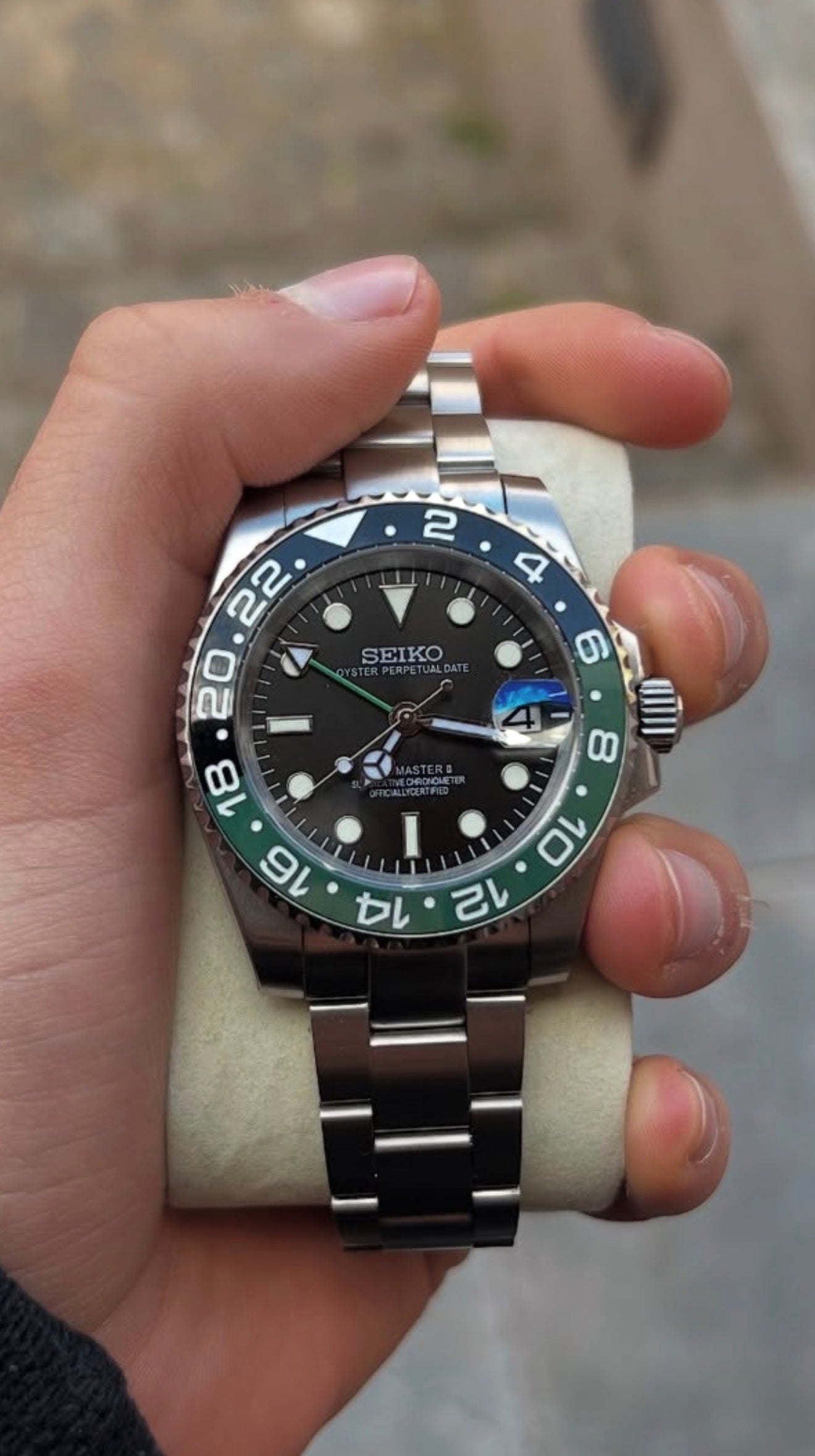 Seiko GMT-Master II Mod ‘Sprite Oyster Bracelet’ 40