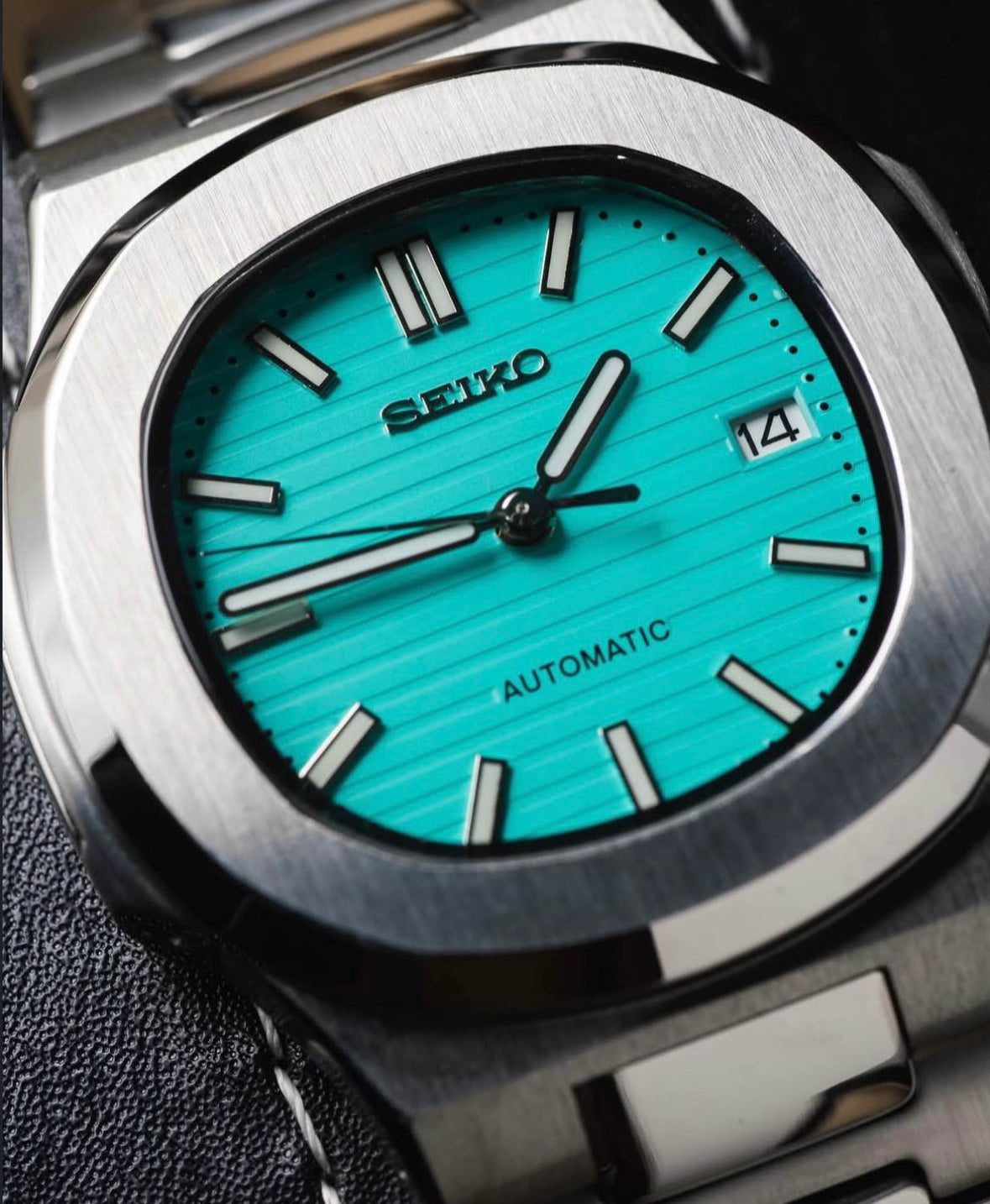 Seiko Nautilus Mod ‘Tiffany Blue Dial’ 40