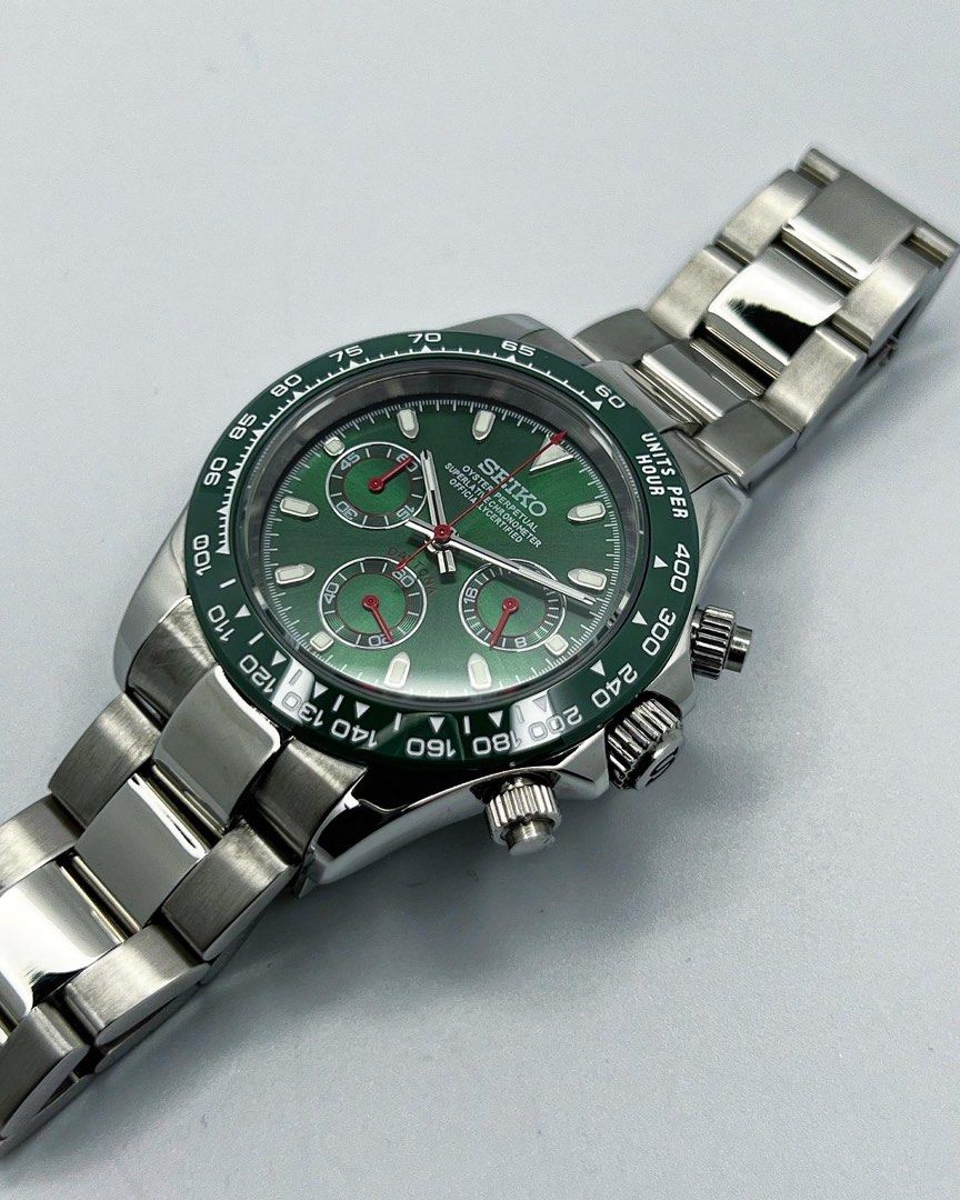 Seiko Daytona Mod ‘Green Hulk’ 40