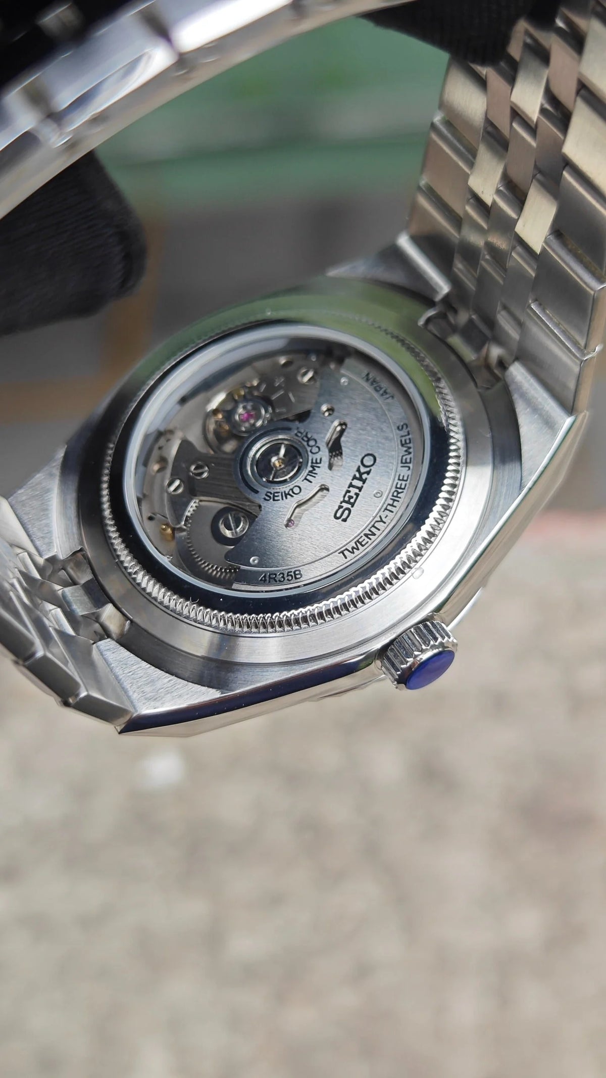 Seiko Land-Dweller Mod ‘Ice Blue Honeycomb Dial’ 36/40