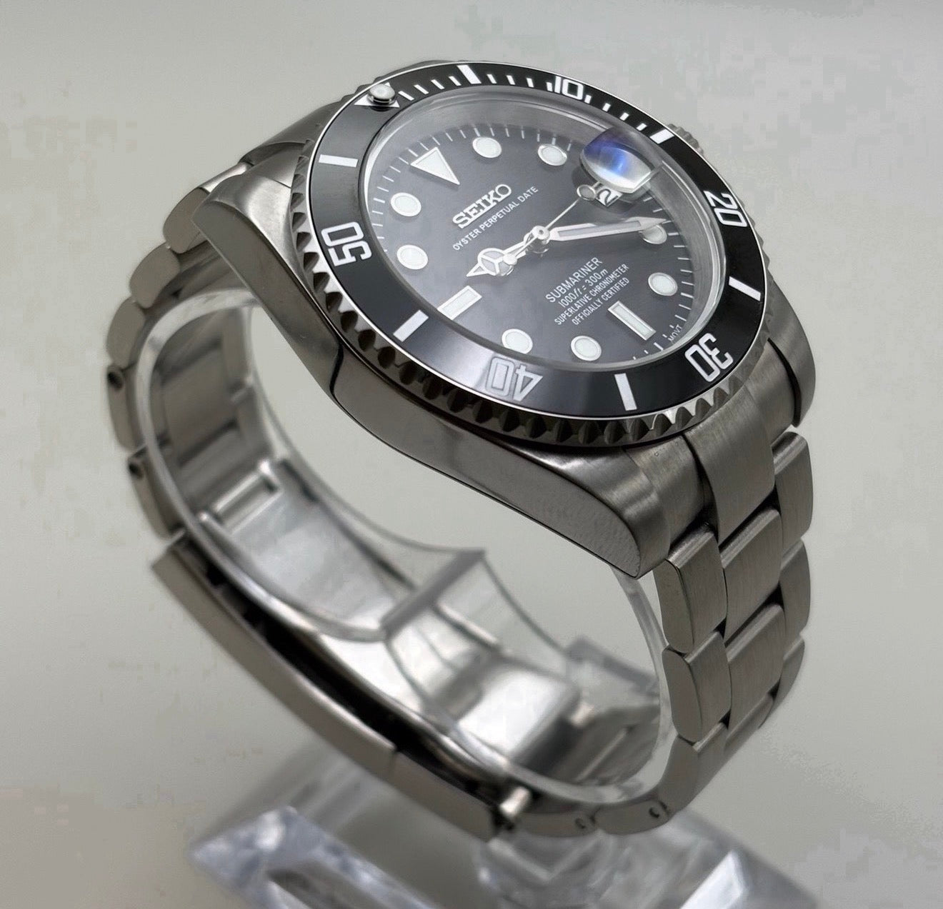 Seiko Submariner Mod ‘Black Steel’ 40