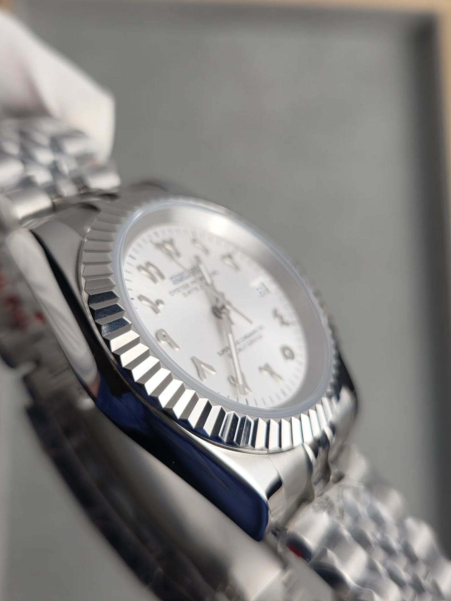Seiko Date-Just ‘Arabic Silver Dial Jubilee style’ 36/39