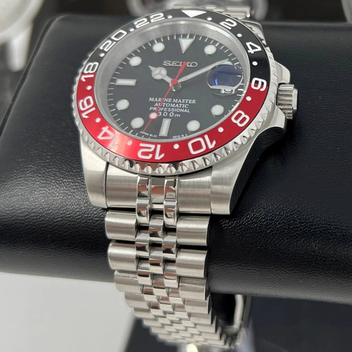 Seiko Marine Master Mod ‘Coke Bezel- Jubilee Bracelet’ 40