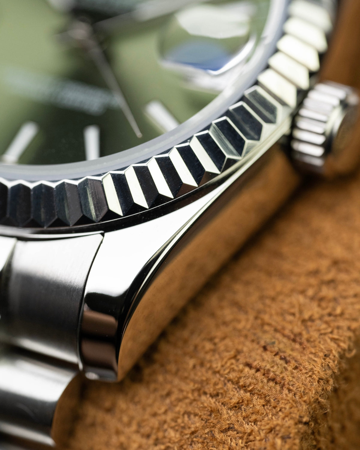 Seiko Date-just Mod ‘Olive Green Dial’ 36/39