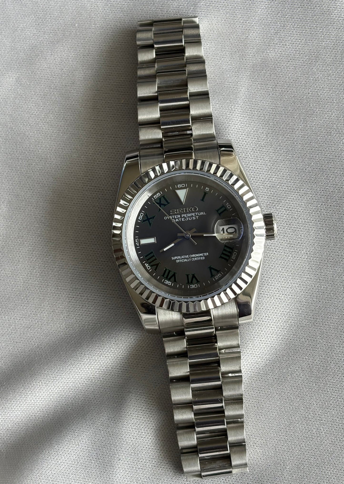 Seiko Date-Just ‘Wimbledon Presidential Bracelet’ 36/39