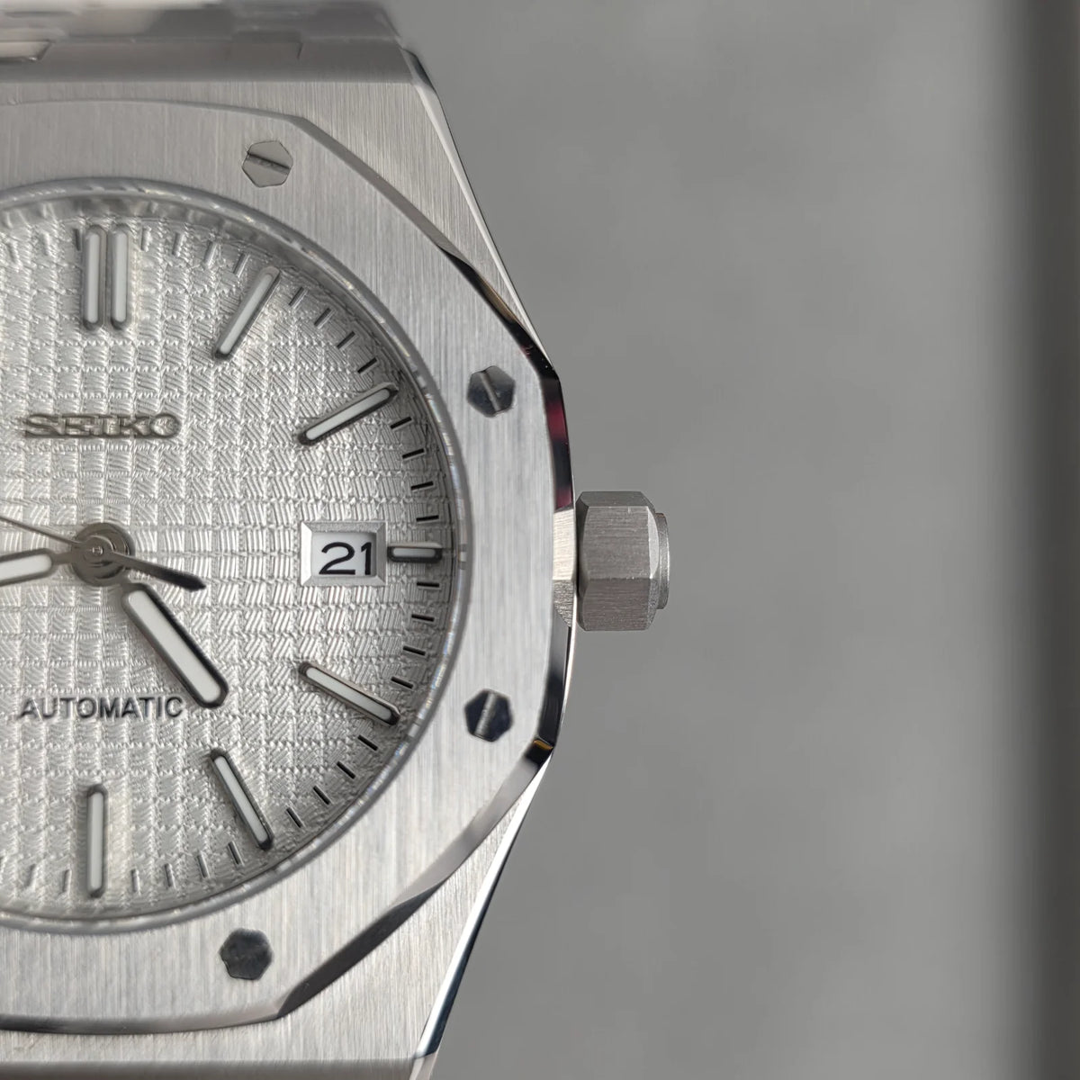 Seiko Royal Oak Mod ‘White Dial’ 41