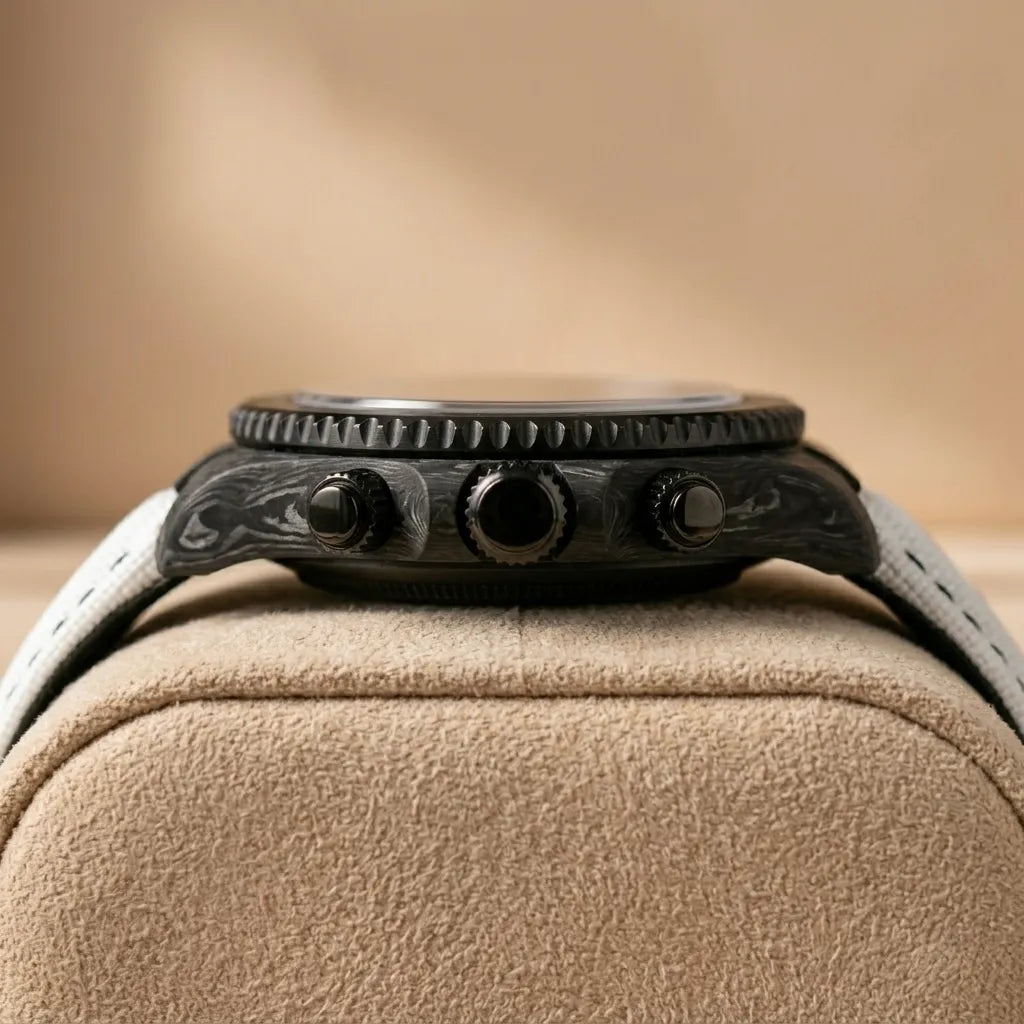 Seiko Daytona Mod Carbon Fibre ‘Panda’ 40