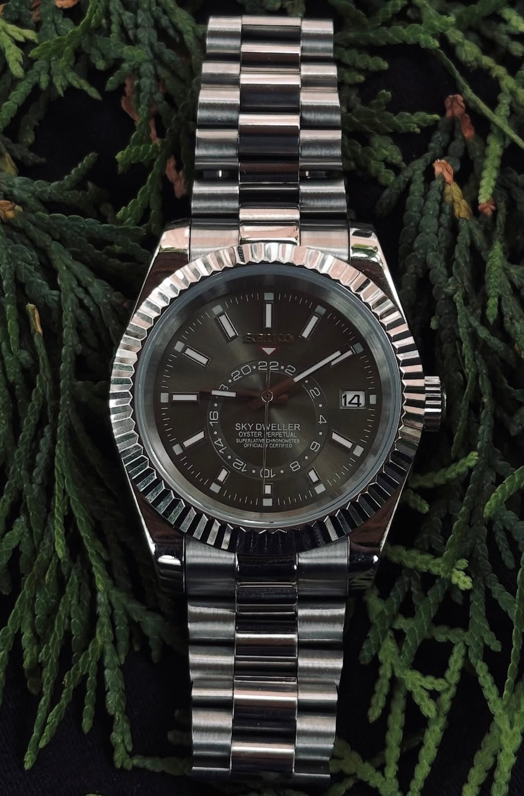 Seiko Sky-Dweller Mod ‘Green Moss Dial’ 40