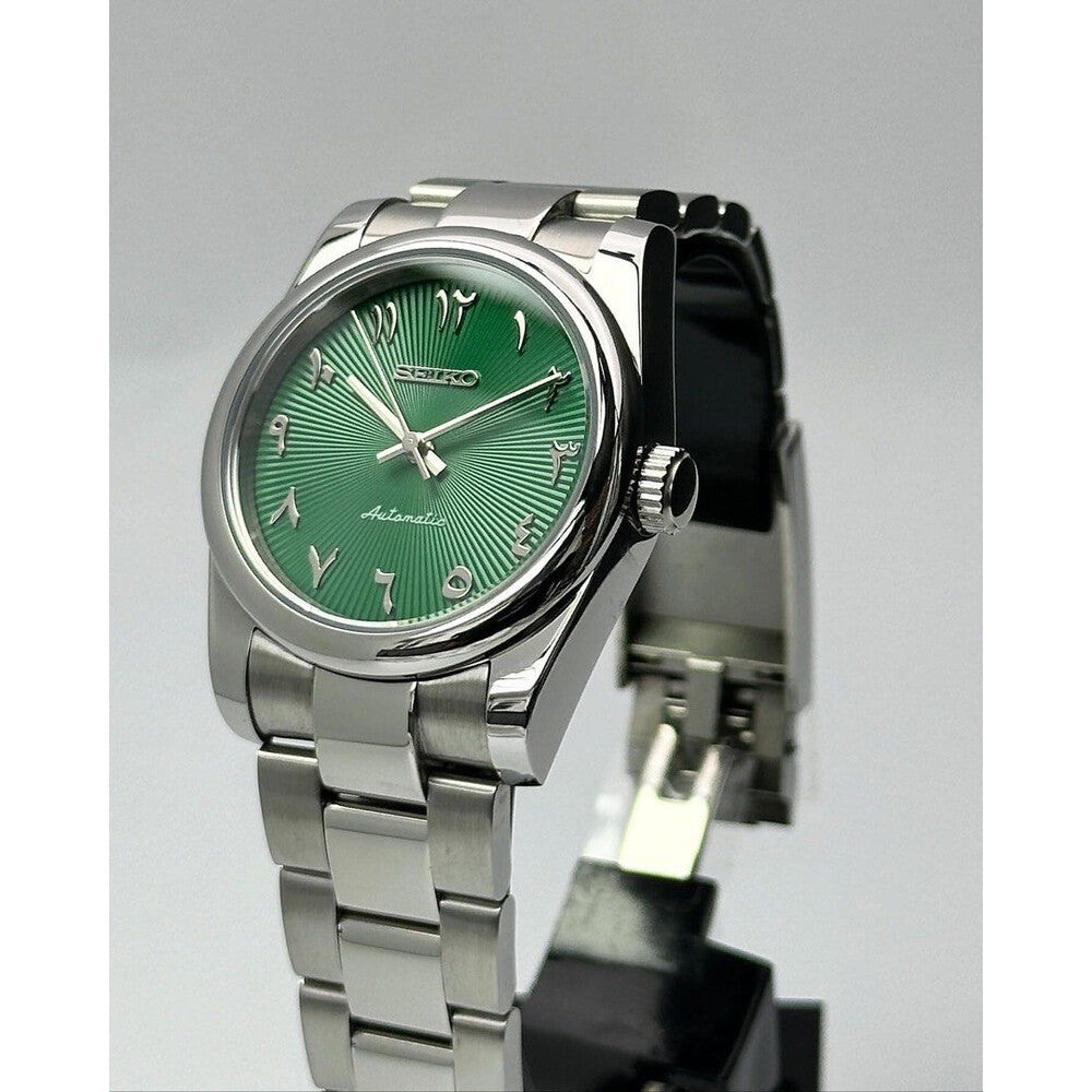Seiko Oyster Perpetual Mod ‘Green Arabic Dial’ 36/39