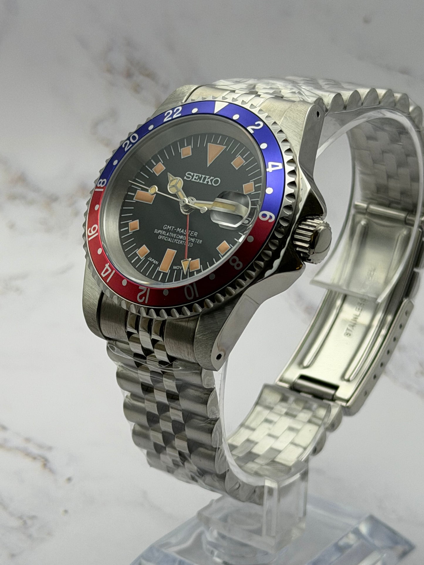 Seiko Vintage GMT- Master Mod ‘Pepsi’ 40