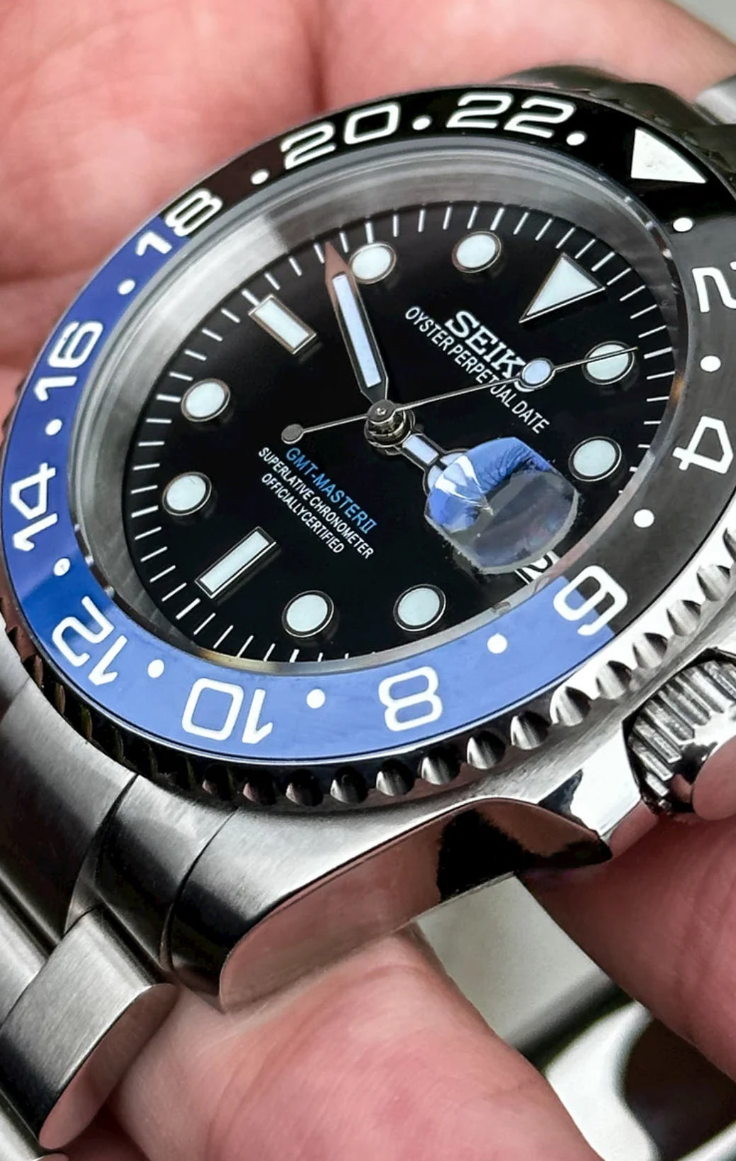 Batman Seiko GMT-Master II 40