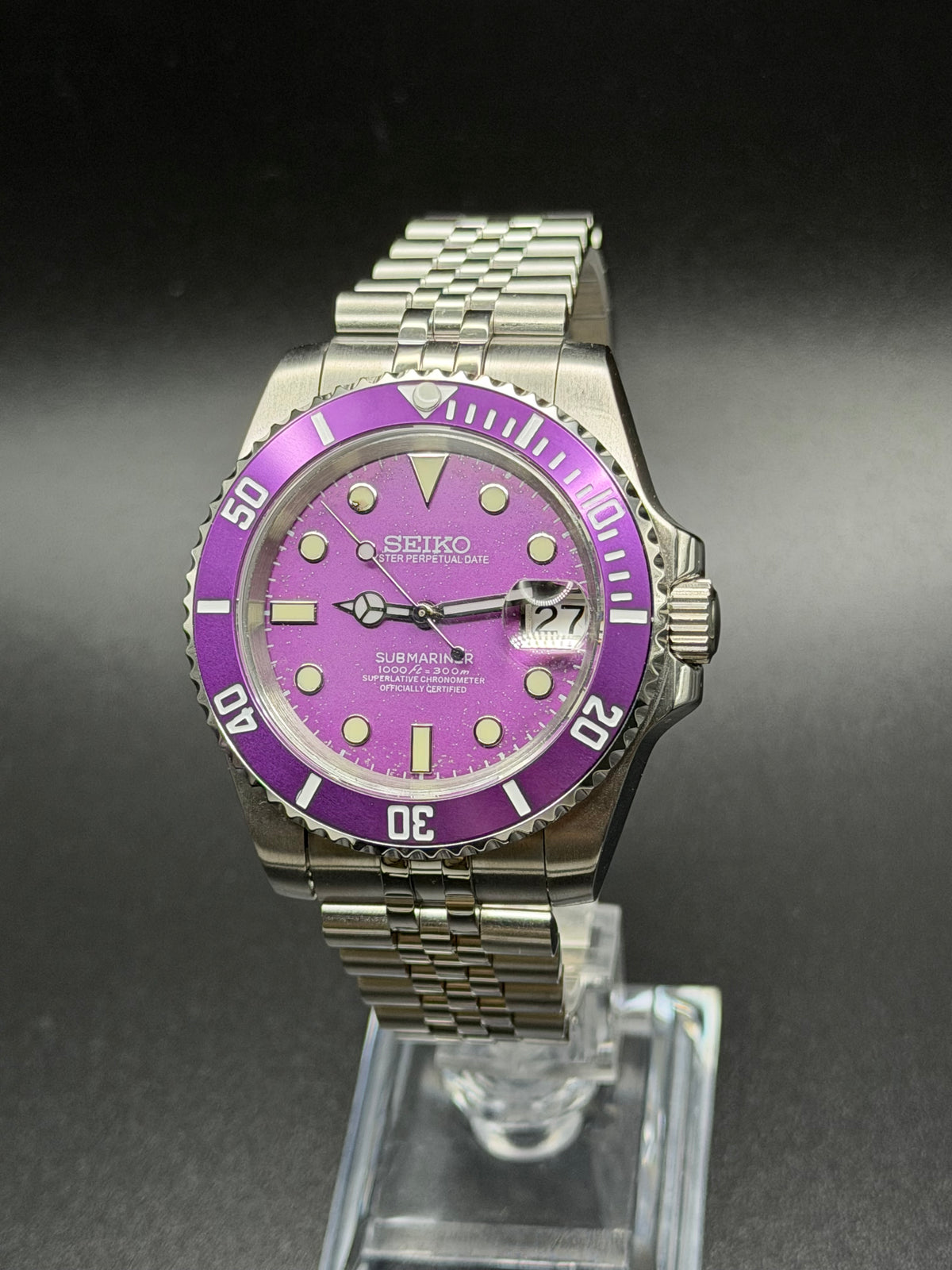Seiko Submariner Mod ‘Purple’  40mm