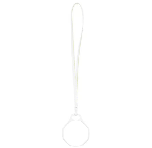 Swatch pop replacement leather case-strap (White)