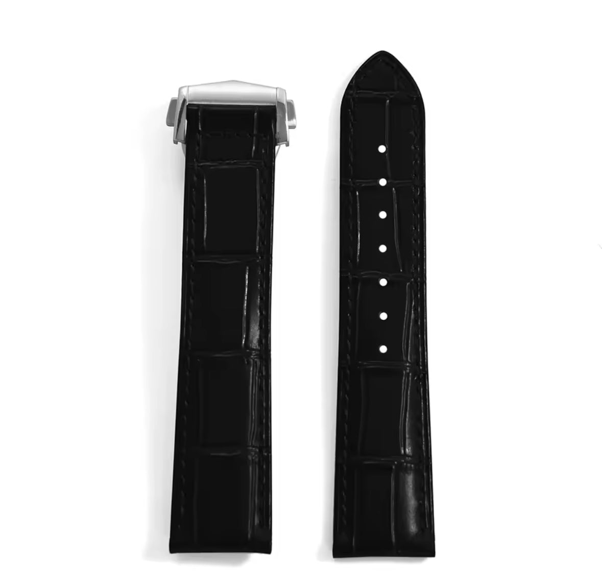 Bamboo Style Genuine Leather strap (19mm/20mm/21mm/22mm)