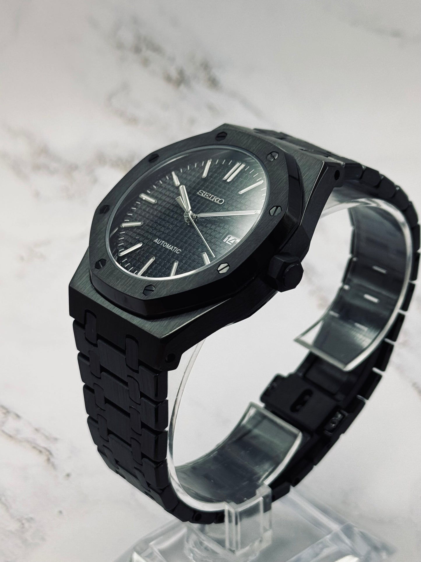 All-Black PVD Seiko Royal Oak AP 41
