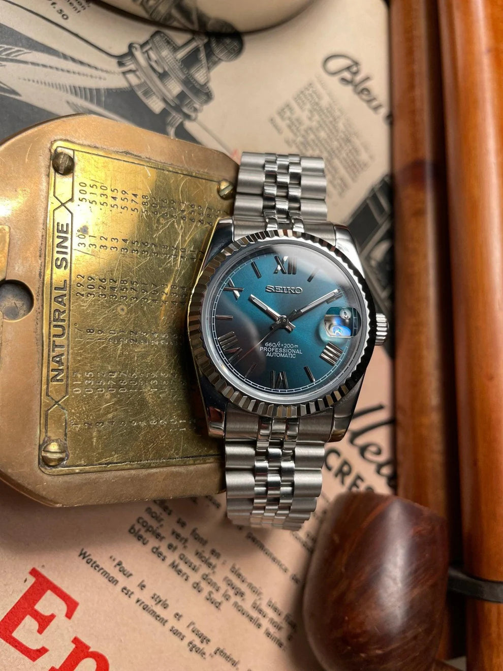 Seiko Date-just ‘Celadon Dial’ 36/39mm